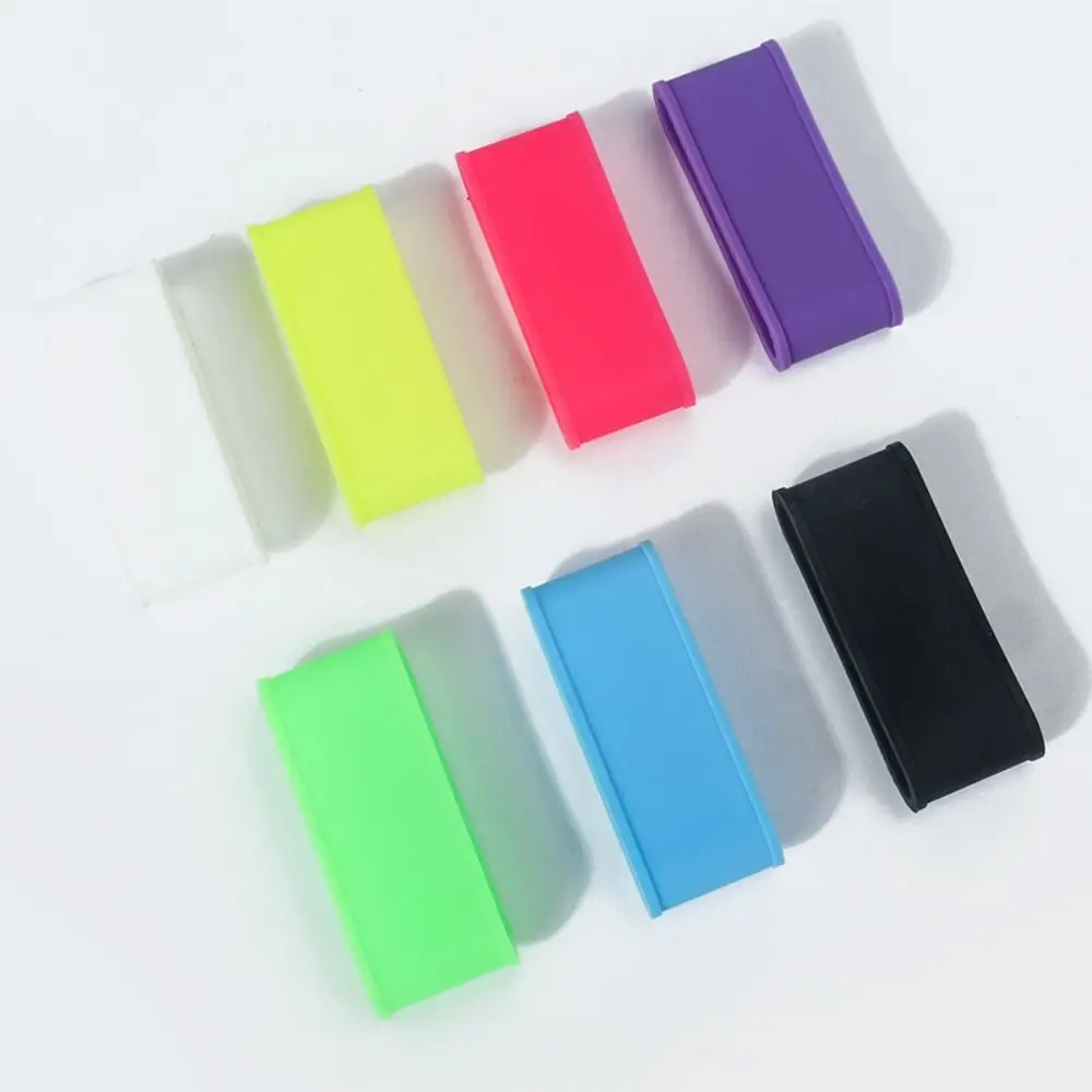 Flat shape Sealing Silicone Ring Multicolor Badminton Raquet Handle Overgrip End Environment Protection Tennis Racket