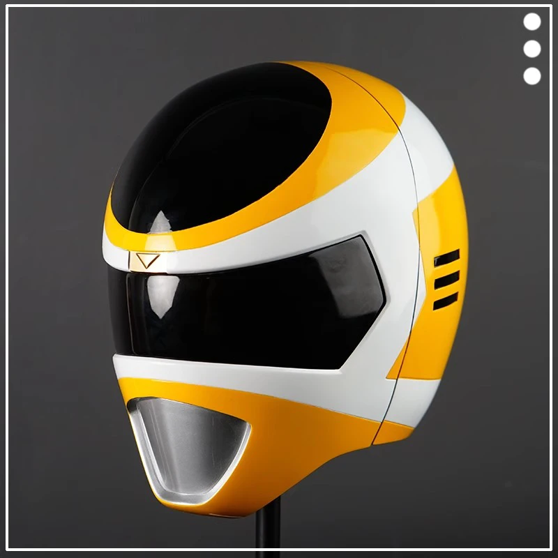 Denji Sentai Megaranger Cosplay FRP Helmet Mask For Adult Men Superhero Cosplay Mask Accessories Halloween Carnival Props
