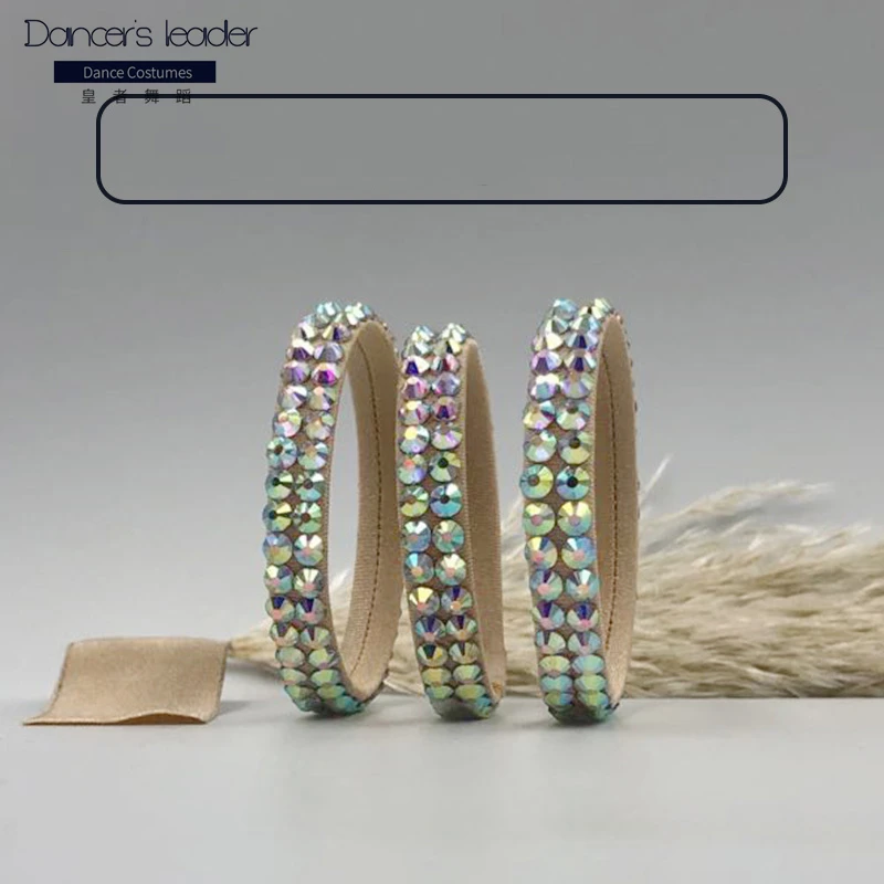 Latin Dance Dance Bracelet Competition Performance Special Bracelet Accessories Cha Cha Tango Belt Diamond
