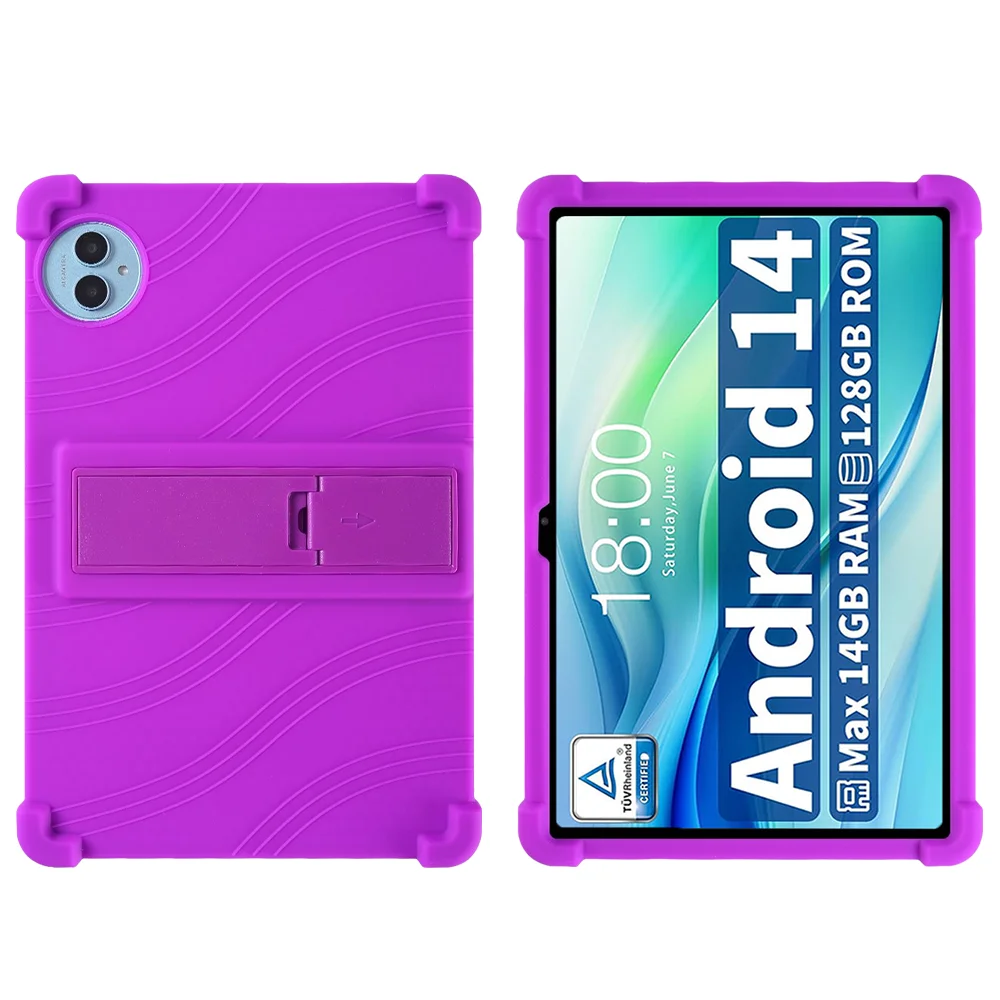Multi-Angle Shockproof Silicone Stand Case, Adjustable Protective Shell