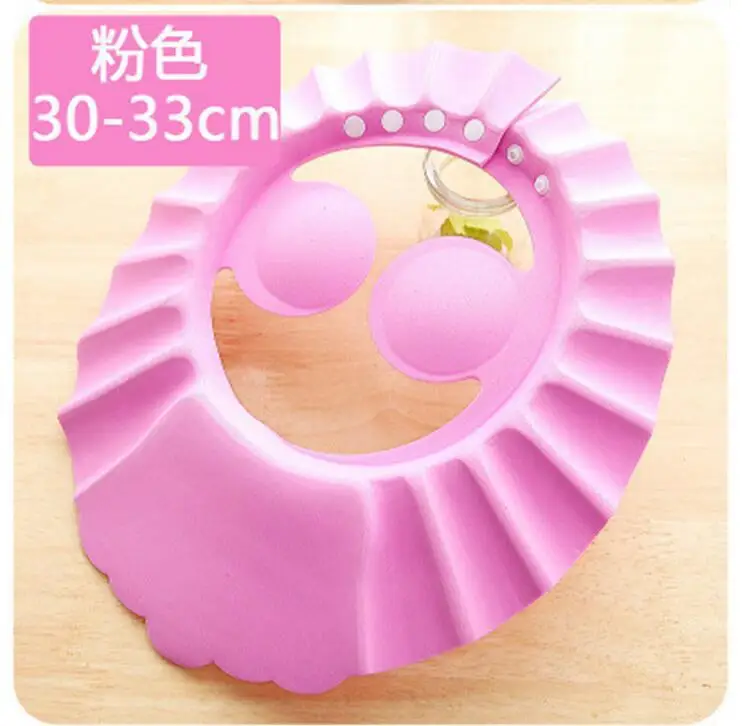 Safe Shampoo Shower Bathing Bath Protect Soft Cap Hat For Baby Wash Hair Shield Bebes Children Bathing Shower Cap Hat Kids - Image 6
