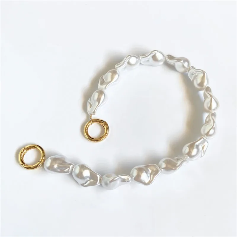 Elegant Korean Stone Pearl Bracelet Phone Hanging Chain