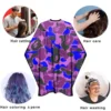 Barbershop Camouflage Salon Gown Adjustable With Snaps Waterproof Hairdressing Apron Antistatic Hairdresser Capes Barber Tools 2