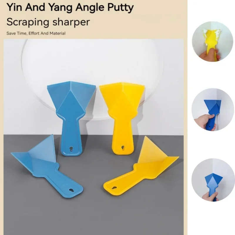 Scraping Putty Knife, Plastic Internal and External Angle Puller, Cleaning Construction Site Floor and Wall Angle Trimming Tool