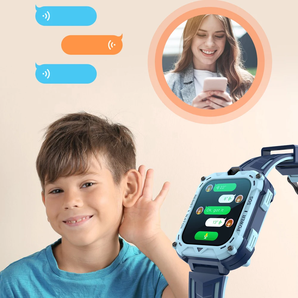 VALDUS 2025 New VK39 4G Children Smartwatch GPS SOS Video Call WIFI SIM Card 0.08Mpix Camera Large Screen 4G Watch For Kids Gift 4