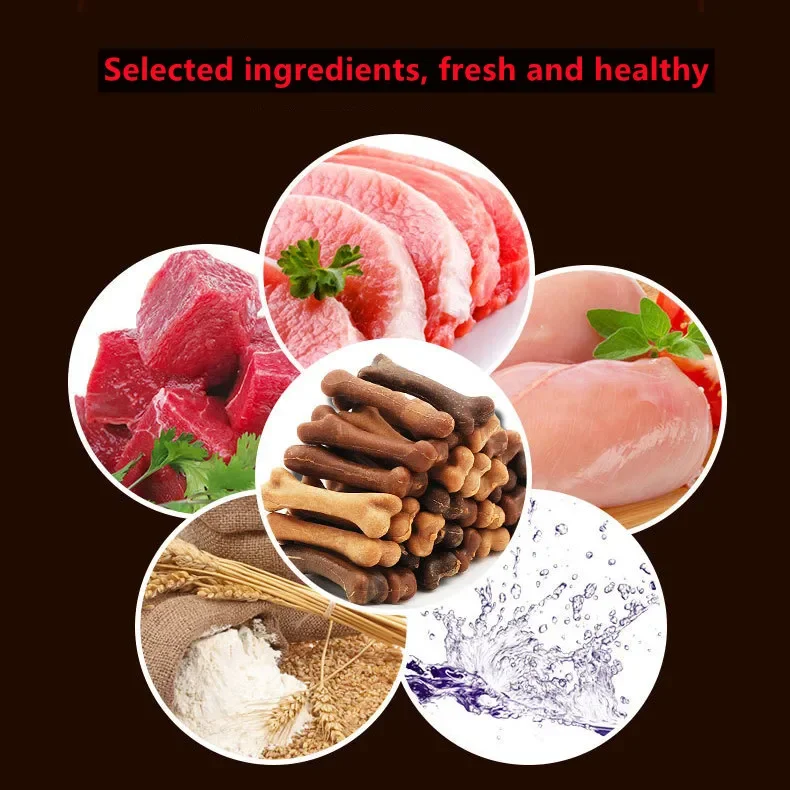 Dog Snacks Dog Teeth Cleaning Sticks Pet Food Bone Chew Snacks Bite Resistant Training Pet Food Small Medium-sized Teddy dog snacks