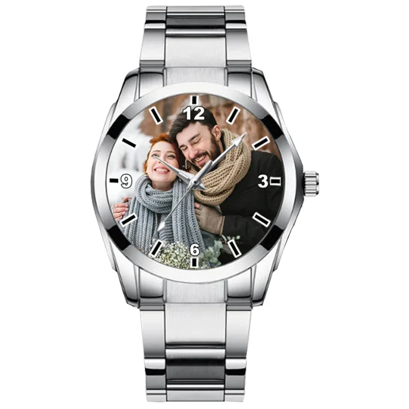 Creative Watch Customize Photo Logo Watches Custom Wristwatch Name Picture Printing Personality DIY Watch Gift for Friend
