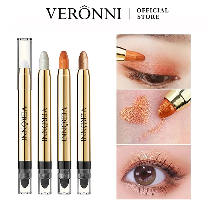 

6 Colors Pearlescent Eyeshadow Pencil Waterproof Long Lasting Glitter Shimmer Eye Shadow Pen Eyeliner Stick Eyes Makeup Tools