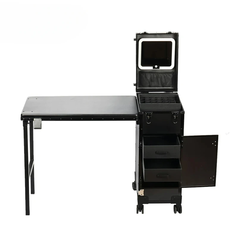 Factory Portable Rolling Manicure Table Foldable Traveling