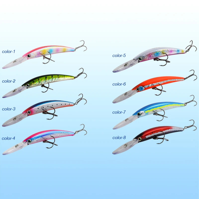 ODS Floating Minnow Lure 4.7" - Topwater Crankbait For Bass, Perch, Trout, Fresh & Saltwater
