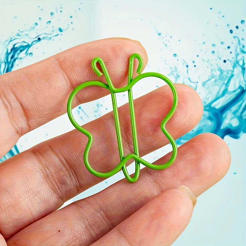 10/20개 멀티컬러 PET 플라스틱 바인더 클립 - 책, 게시판, 책갈피에 적합한 귀여운 색상별 사무용품