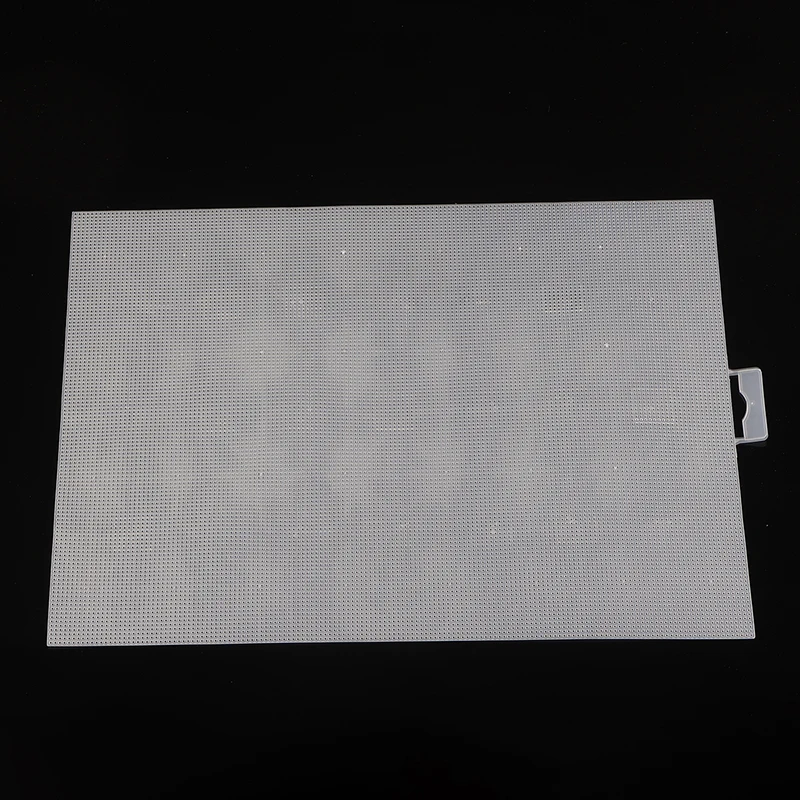 1pcs 14ct Transparent Plastic Canvas Fabric 28x21cm for DIY Embroidery
