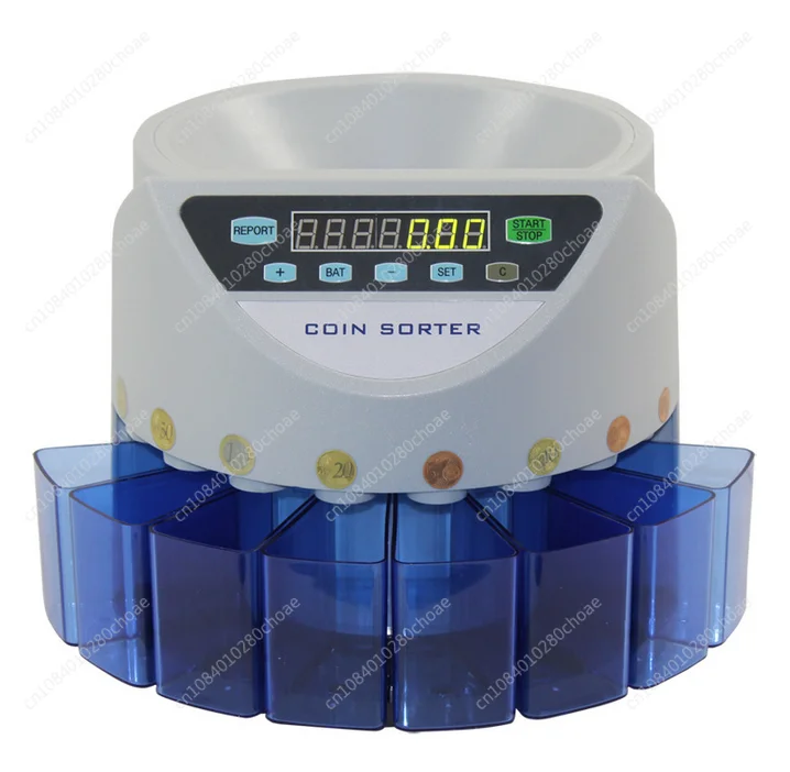 Electronic coin sorter coin counting machine for Euro, GBP, Japanese Yen, Israel