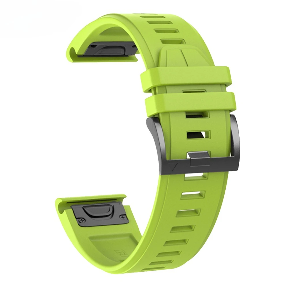 Enhanced Silicone Sport Strap - QuickFit 26/22mm, Universal Fit