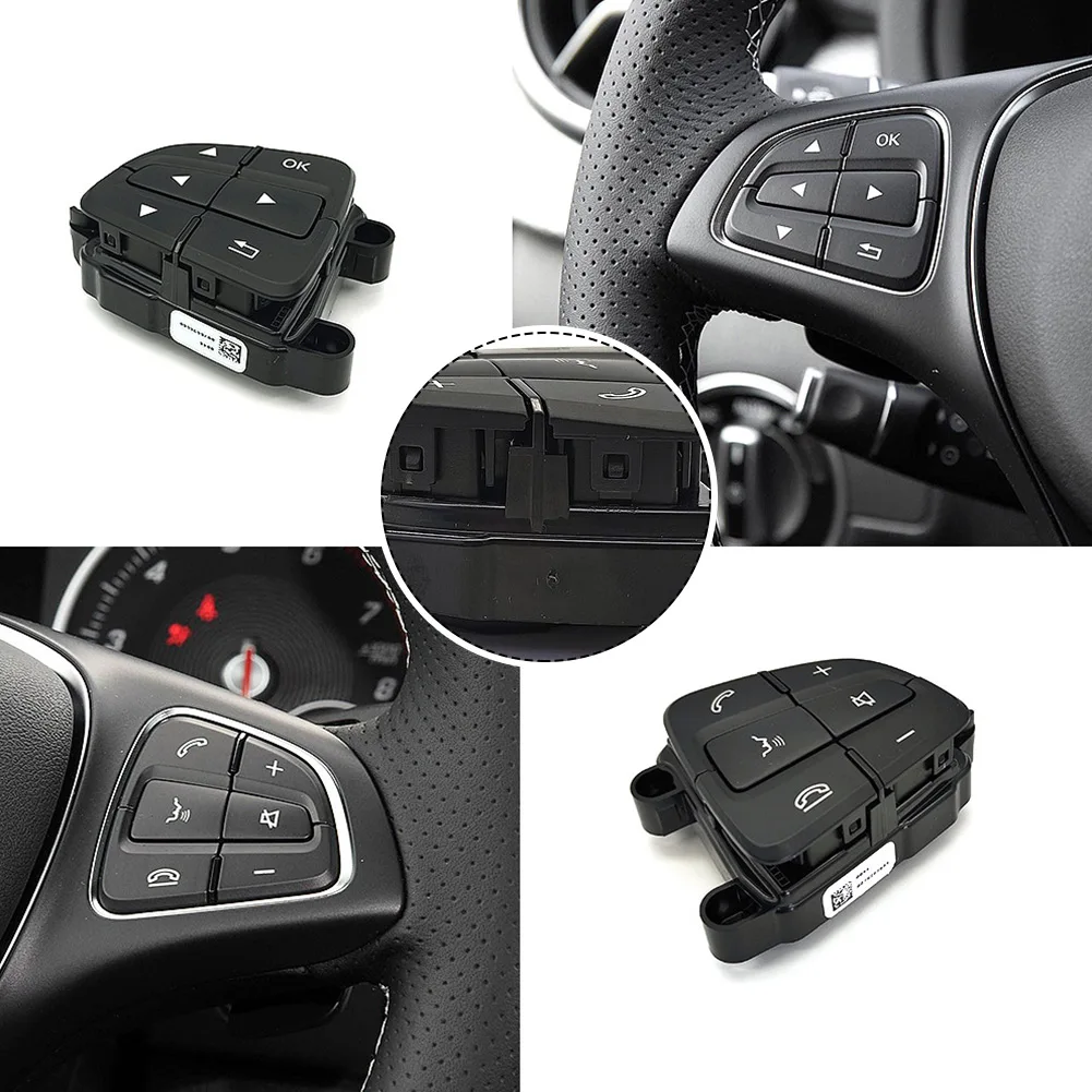 

For W205 CClass W222 SClass w253 GLC Steering Wheel Button OEM 099 905 0600 9107 099 905 0700 9107