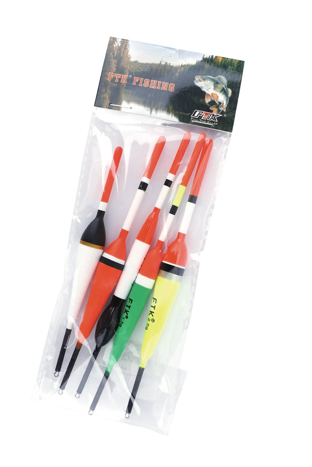 FTK Angelposen 1,5g/2g 13,5-17cm Set Boje Schwimmer Angelposen Gemischte Größen Farben Schwimmerboje für Angelzubehör – Detail 9