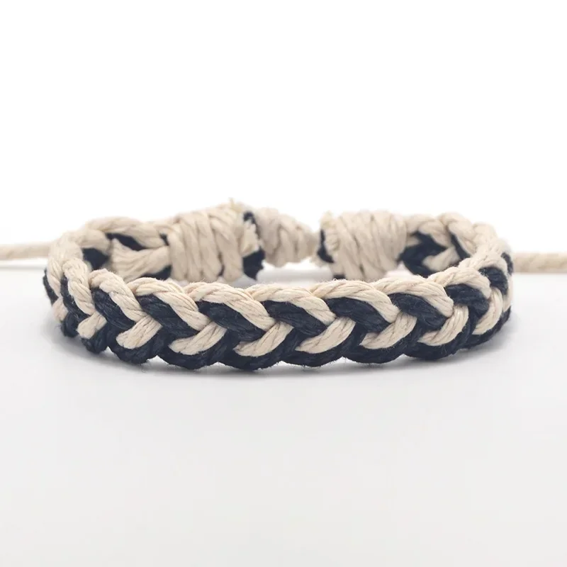 Classical Ethnic Handmade Bracelet Summer Beach Braid String Cotton Wrap Woven Rope Friendship 1pc For Women Men bracelet jewelry