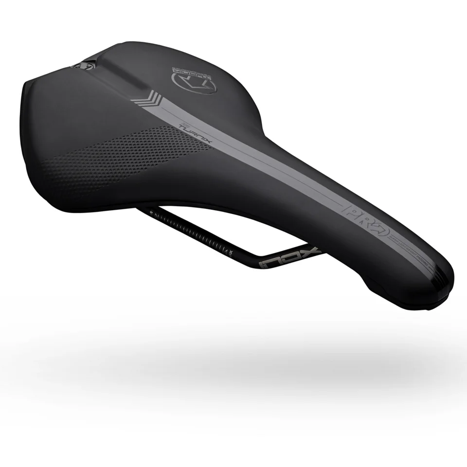 PRO Bike Saddle Turnix Performance Stainless Rails TEAM