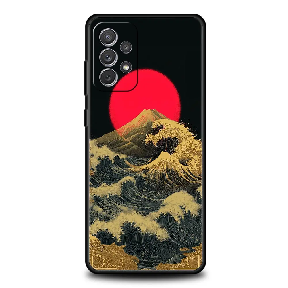 Japanese Style Art Phone Case with Traditional Design