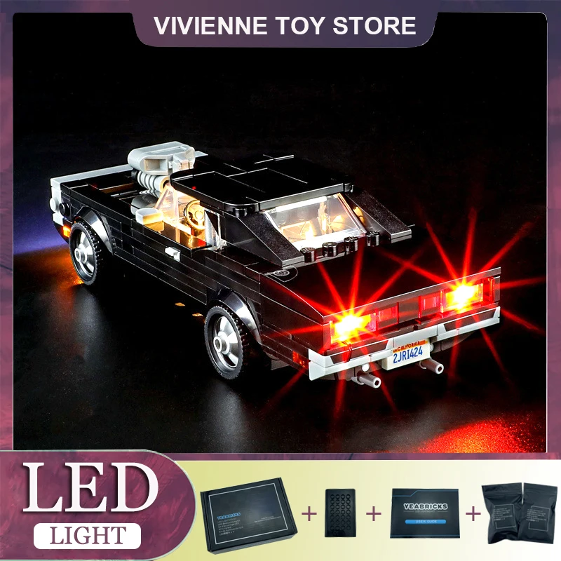 

Детали для конструктора LEGO 76912, модель фастренажа 1970 dodge charger R/T, блоки для строительства, игрушка-конструктор (только фотоэлемент, без блоков)