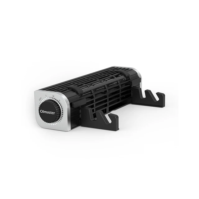Olmaster CF-1691 USB Cooling Fan Laptop Pad Stand Fan Notebook Computer Phone Cooler Horizontal Axis Fan Bracket Black Cooler