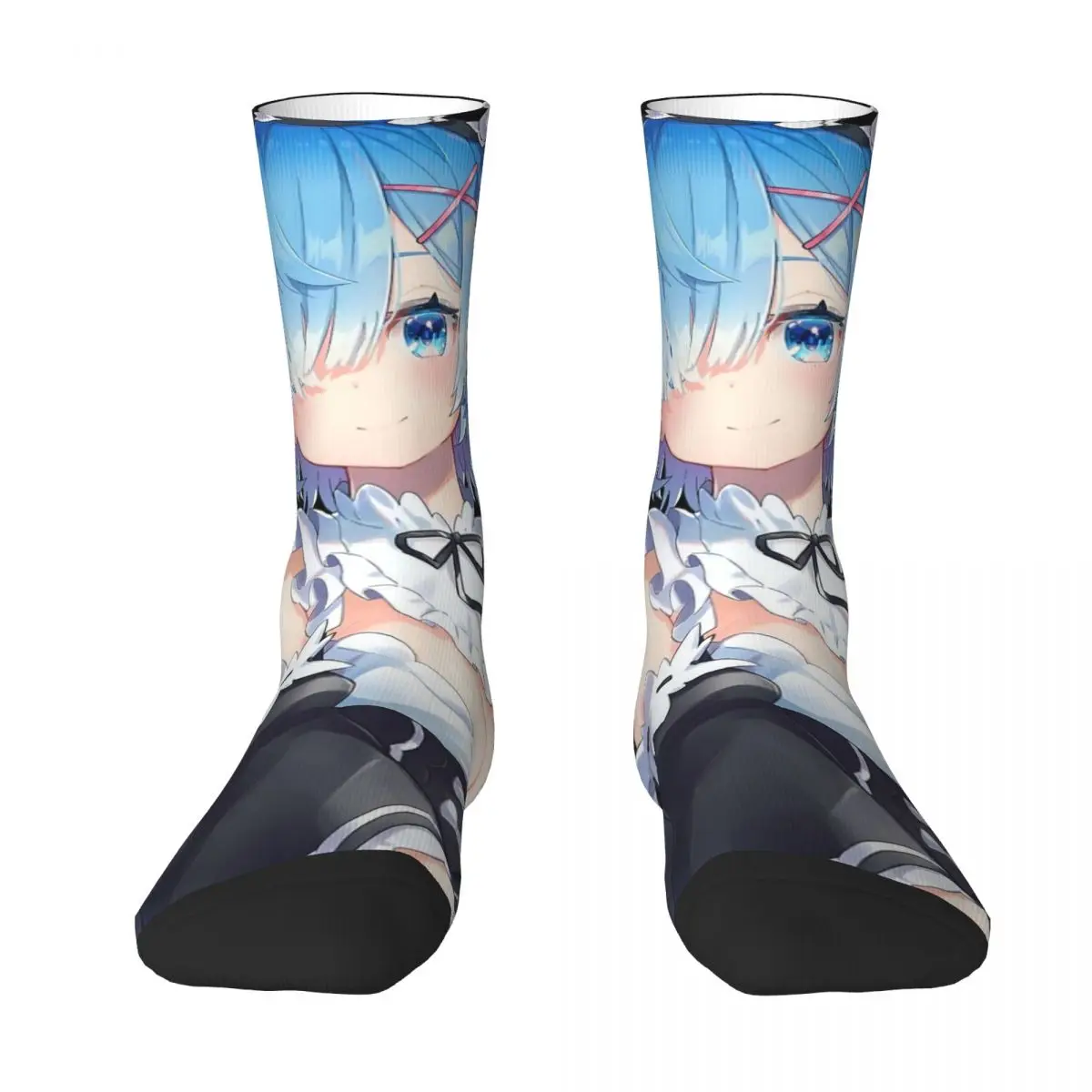 Re Zero - Rem Maid Smile Adult Socks,Unisex socks,men Socks women Socks maid marian