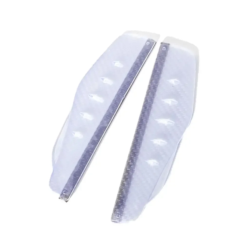 Accessories Rain Guard Anti-reflective Carbon Fiber Car Sun Visor Car Rain Eyebrow Rearview Mirror Visor Cover 1pair