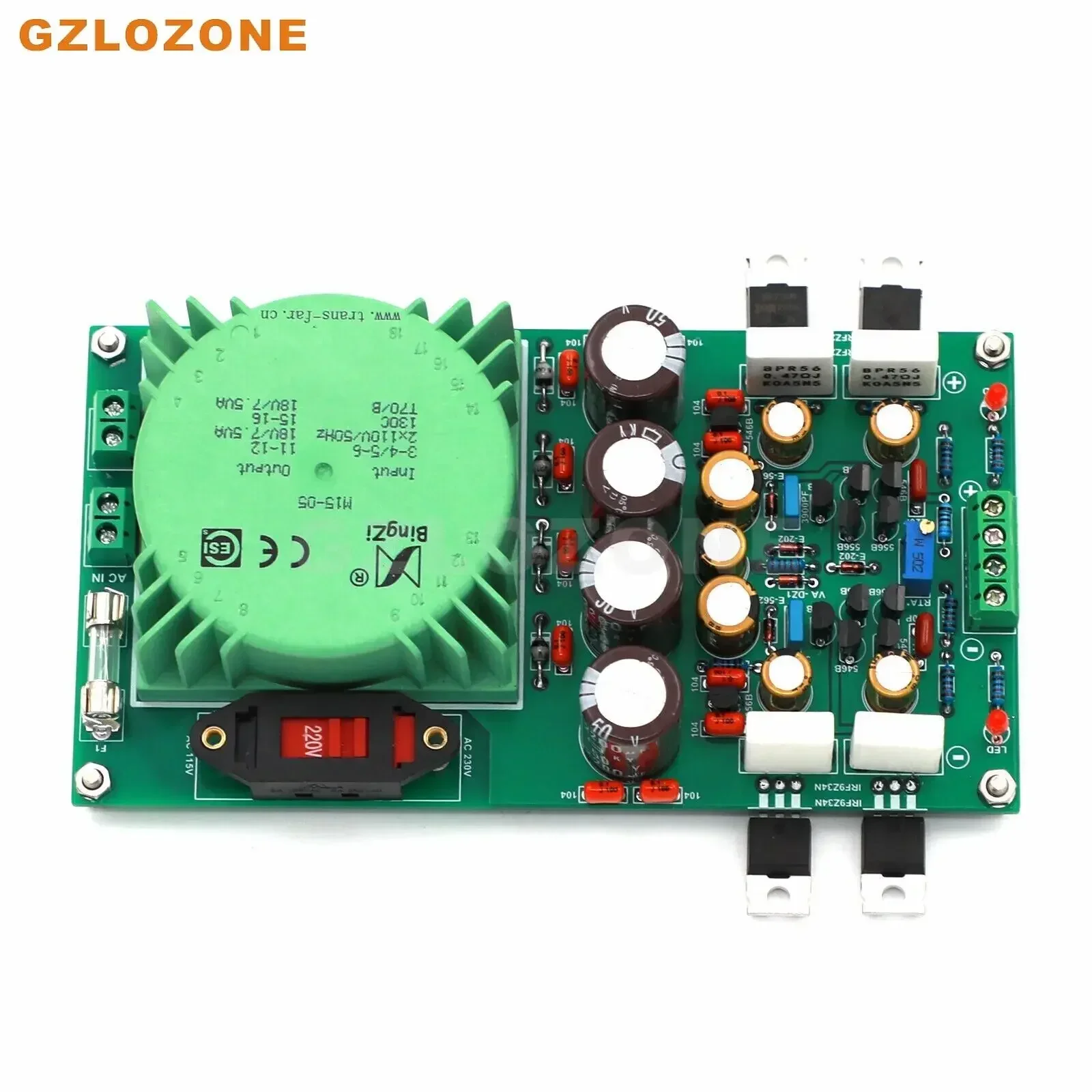 Placa de Alimentação Linear de Dupla Tensão Bingzi 5v 12v 15v 18v 24v dc 25va Sigma22