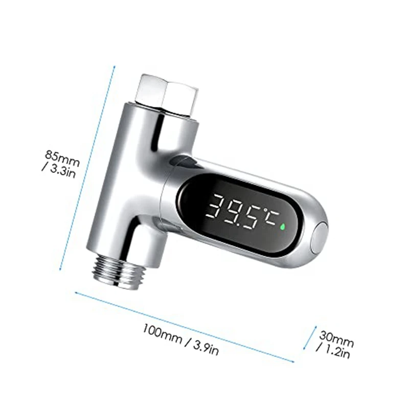 1 Set Thermometer Bath Water Thermometer LED Digital Display Shower Water Thermometer images - 6