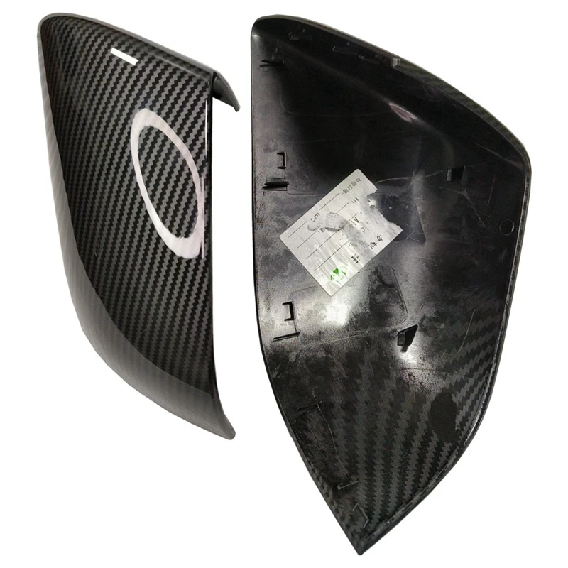 Car Rear Mirror Cover Cap Carbon Fiber Pattern For Tesla Model 3 -/Model Y Exterior Side Mirror Cover