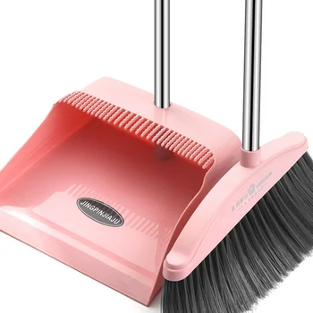 Broom And Dustpan Set Scoop Cleaning Brush Dust Magic Sweeper Floor Toilet Home Products Shovel Dust Pan Grabber Must Have 1