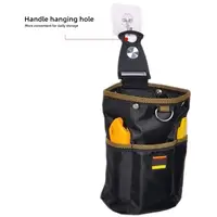 Oxford Cloth Tool Storage Bag With Buckle Rotatable Quick-hanging Waist Tool Bag For Nail Screw Electrician Woodworking Organize 2