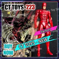 In Stock Ct Toys Daredevil Mafex 223 Figure Comic Version SHF Anime Action Figure Figurine Statue Model Custom Gifts Kids Toys