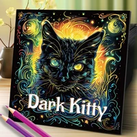 Art Coloring Book 20 Page Cartoon cat Adult Picture Book For Birthday Party Relieve Stress Kill Time Graffiti Painting Drawing 1
