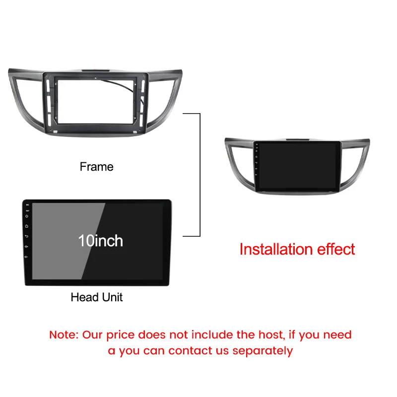 MLOVELIN ڵ  г  Canbus ̺, ȥ CRV 2012-2016 ڵ  GPS Ƽ̵  ÷̾ Fascia