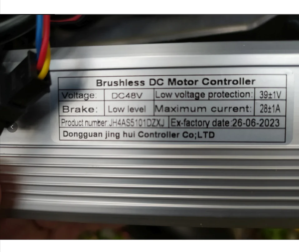 JH4AS5101DZXJ DC48V  28A Motor Controller(customized)  Model  Electric Bicycle Accessories
