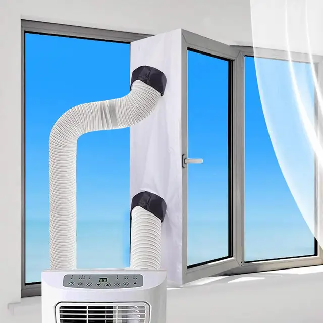 Guarnizione Per Finestra Per Aria Condizionata Portatile - Universale, Fino A 300 Cm, Con Cerniera - Foto 8