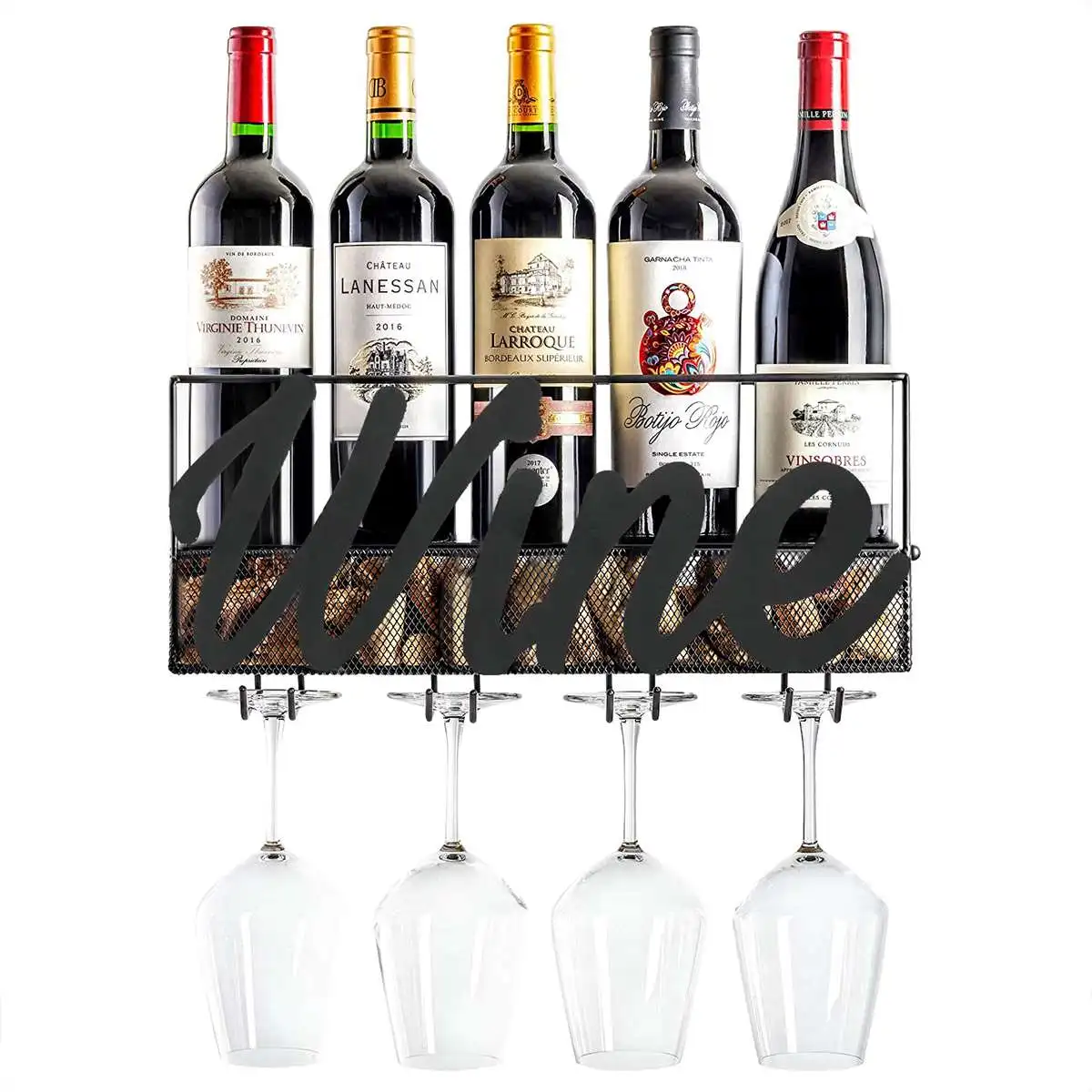 45x13x22cmWallMountedWineRackBottleStoreChampagneShelfWine