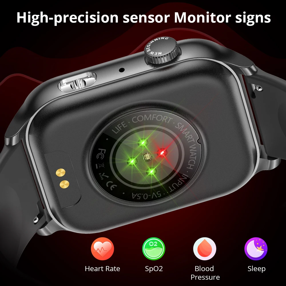 2024 COLMI P78 1.95'' HD AMOLED ����Ʈ��ġ ������ ���� ��ȭ 100�� �̻��� ������ ��� �ǰ� ����͸� ����Ʈ ��ġ ���� ����