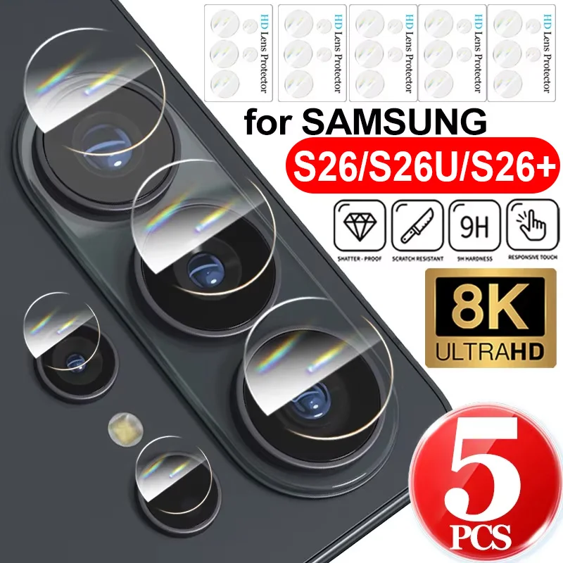 Premium Tempered Glass Camera Lens Protector with 9H Hardness