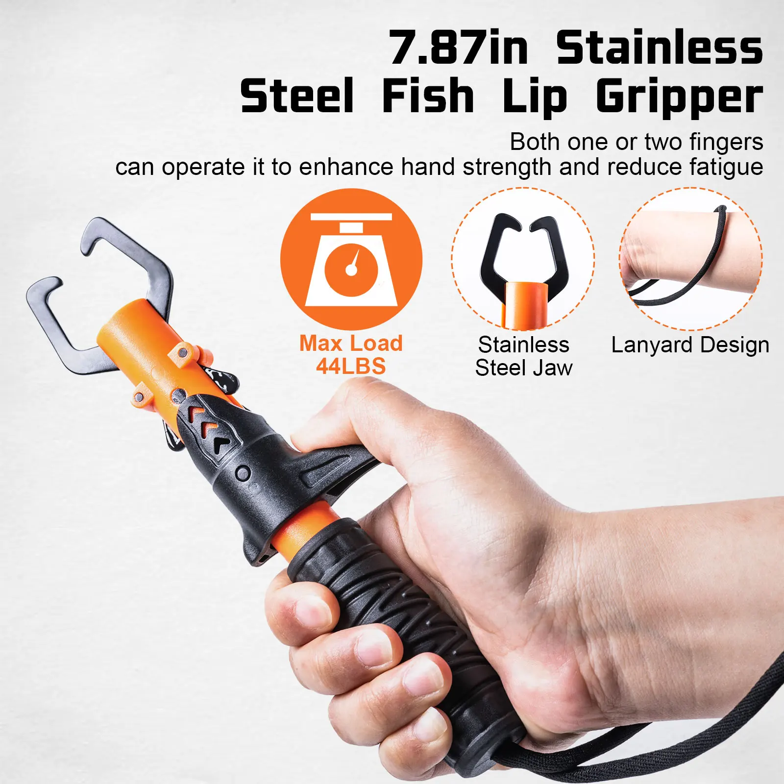 Goture Stainless Steel Fish Controller Set Luya Clamp Fish Grabber