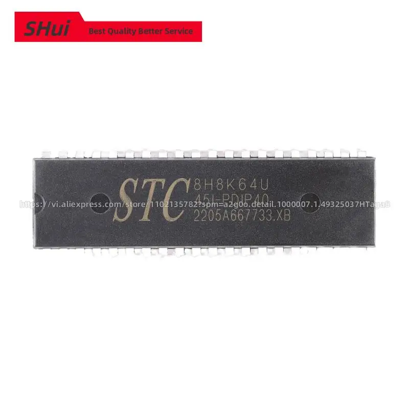 

New Original STC STC8H8K64U-45I-PDIP40 Single-Chip Microcomputer Microcontroller MCU Enhanced 1T 8051