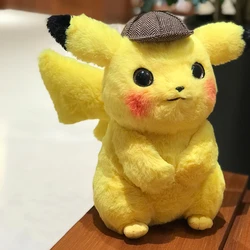 28cm Original Pokemon Detective Pikachu Plush Toy High Quality Cute Anime Toys Children Gift Toy Kids Cartoon Peluche Pikachu