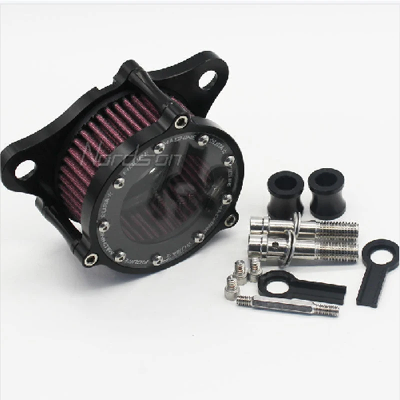 Motorcycle Air Filter CNC Air Cleaner Intake System Kit For Harley