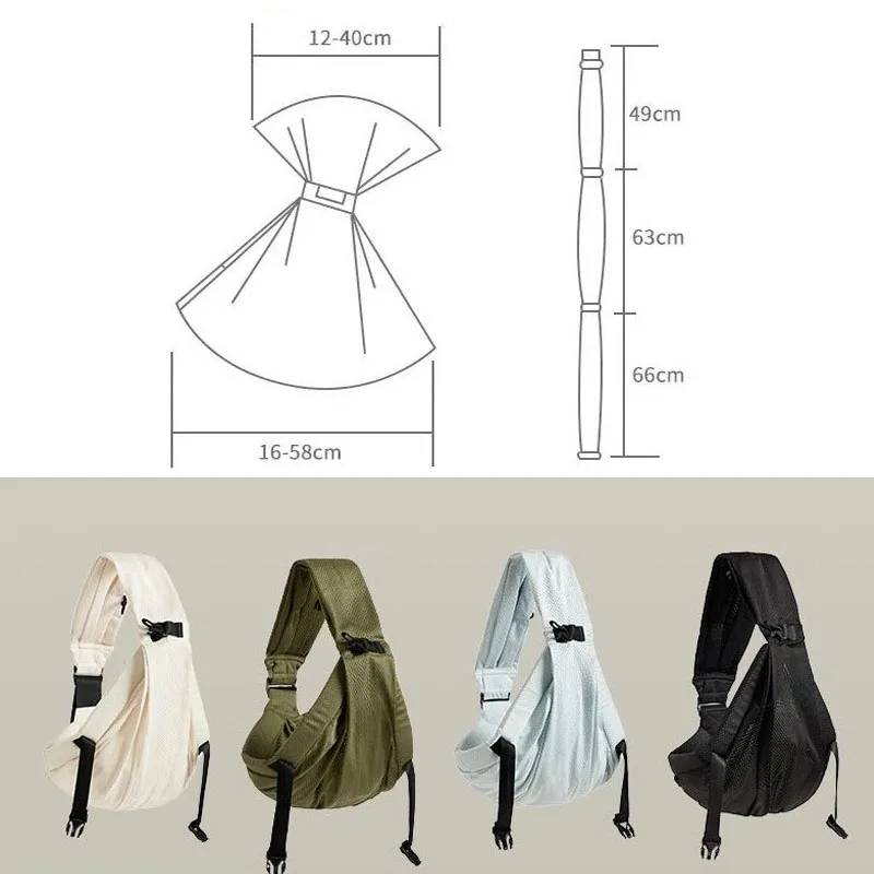 Portable Baby Sling Baby Carrier Wrap Toddler Backpack Shoulder Bag Bebe Carriers Newborn Backpacks Infant Bag for New Born Baby - 6