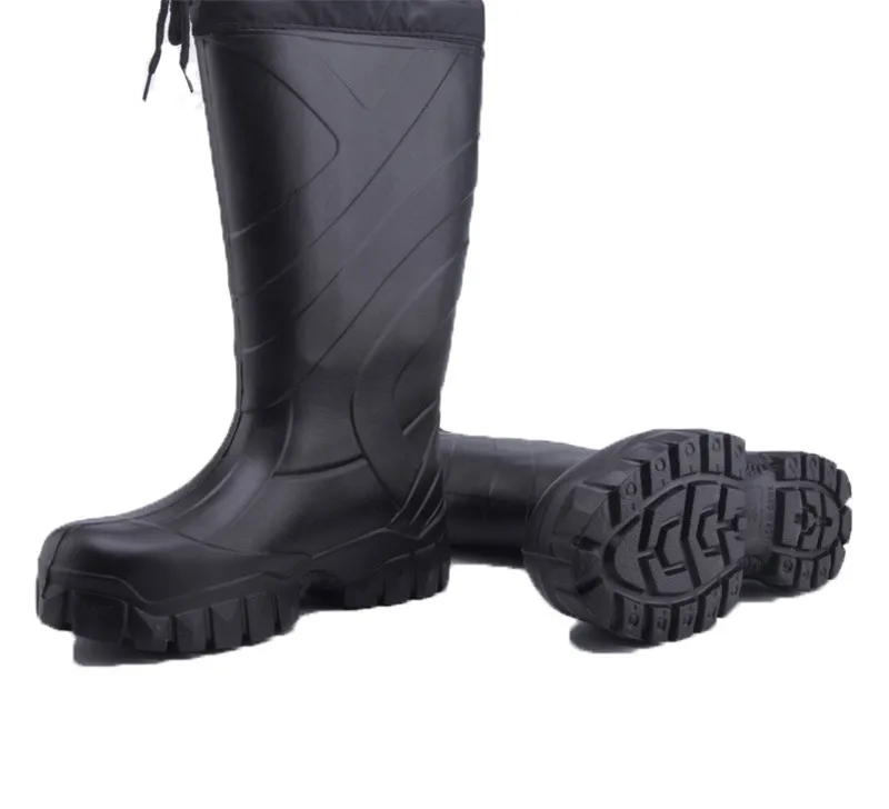 Fly Fishing Boots, Outdoor Hunting Camping Waterproof Snow Boot, Rubber Rain Boots, Winter Warm Fishing Shoes, Waders