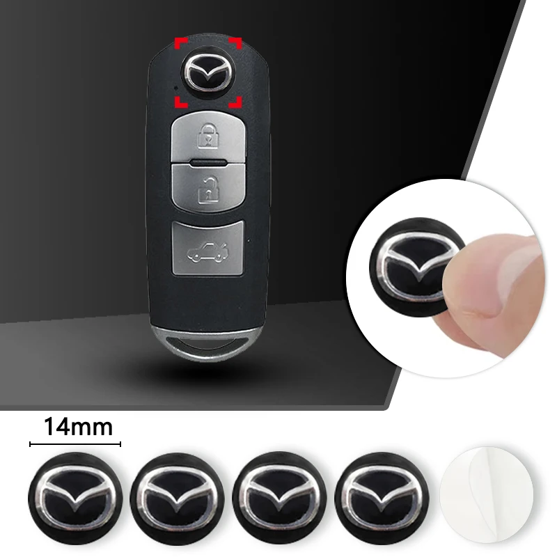 마쯔다 3 알렉사 CX30 CX-4 CX5 CX-5 CX8 CX-8 CX-30 CX9 CX-9 자동차 액세서리용 자동차 키 로고 스티커 엠블럼 배지 알루미늄 DIY