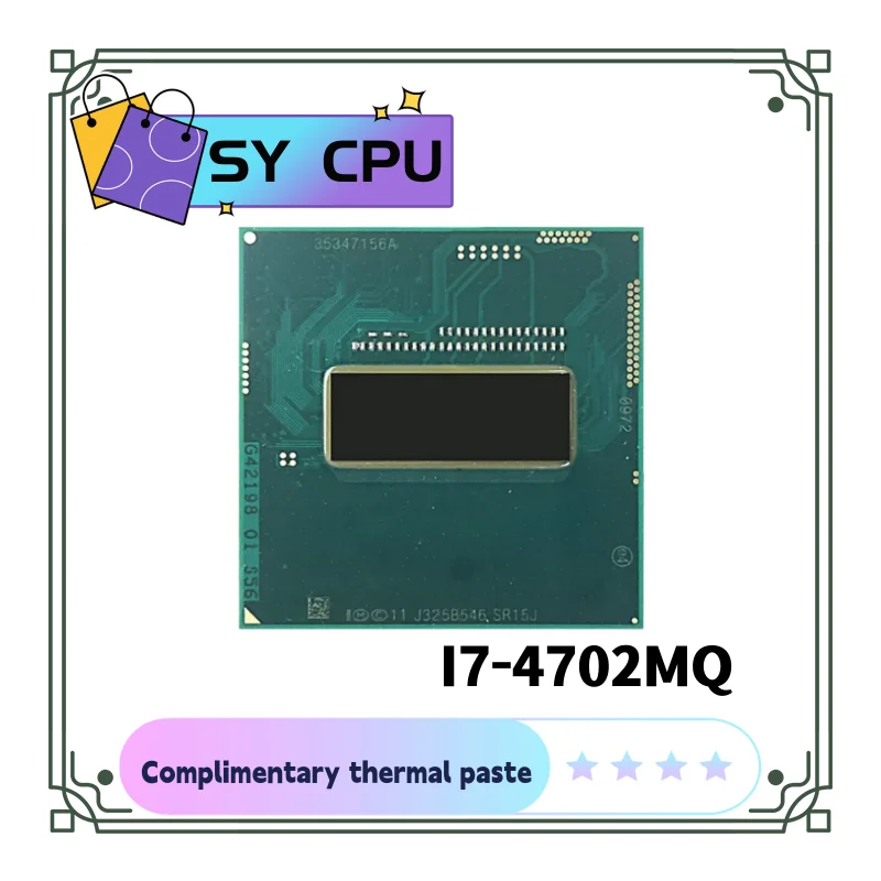

Core I7 4702MQ SR15J CPU I7-4702MQ oem процессор 2,2 ГГц-3,2 ГГц L3 = 6M Quad core
