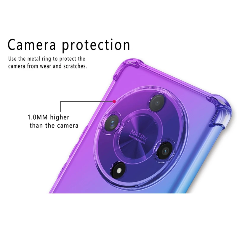 Shockproof Gradient Airbag TPU Protective Phone Case