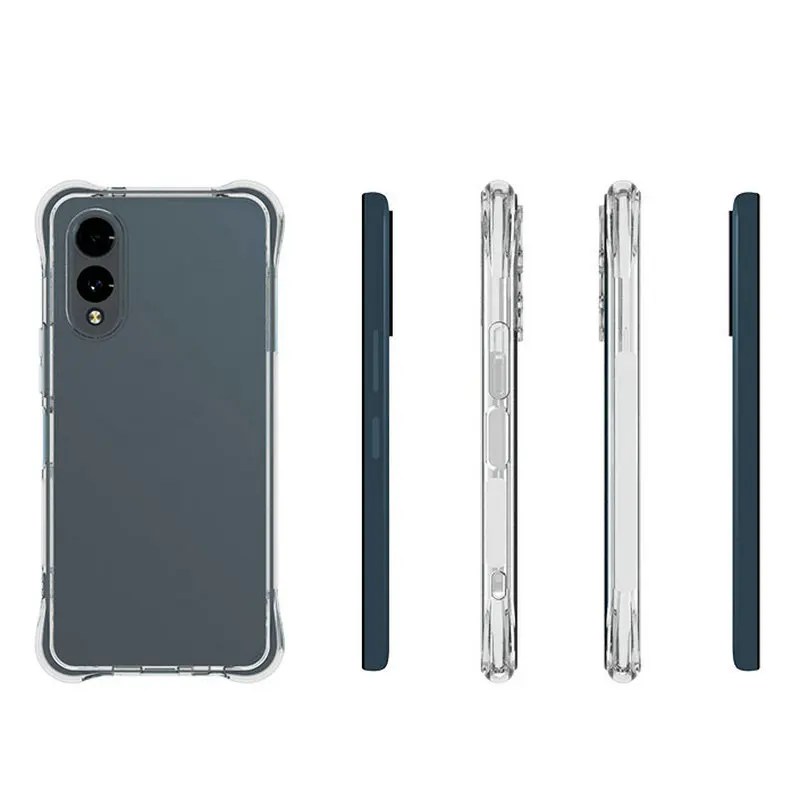 High-Quality Anti-Shock HD Clear TPU Gel Phone Case, Transparent